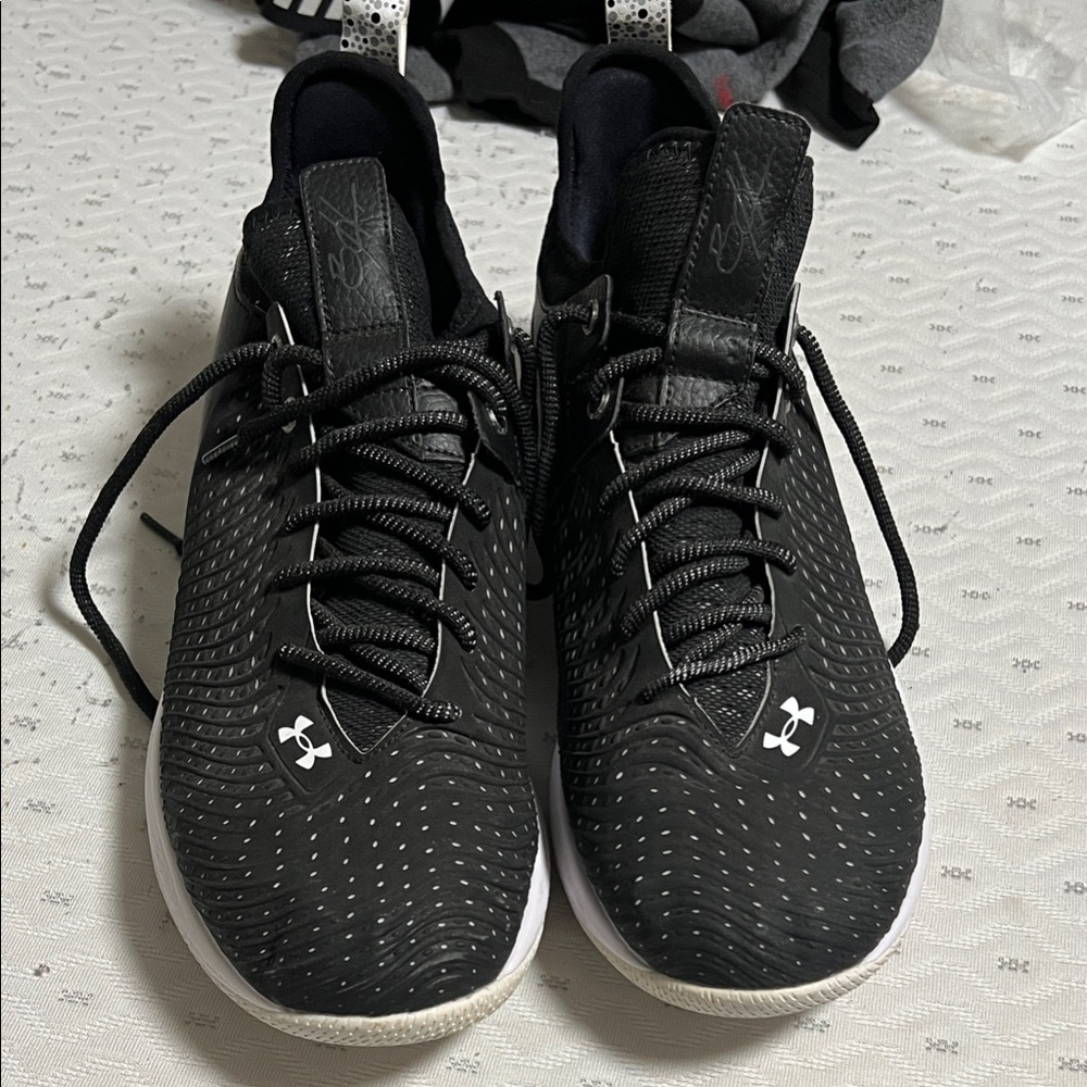 Under Armour Black and White Athletic Sneakers